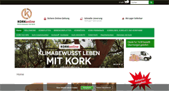 Desktop Screenshot of korkonline.de